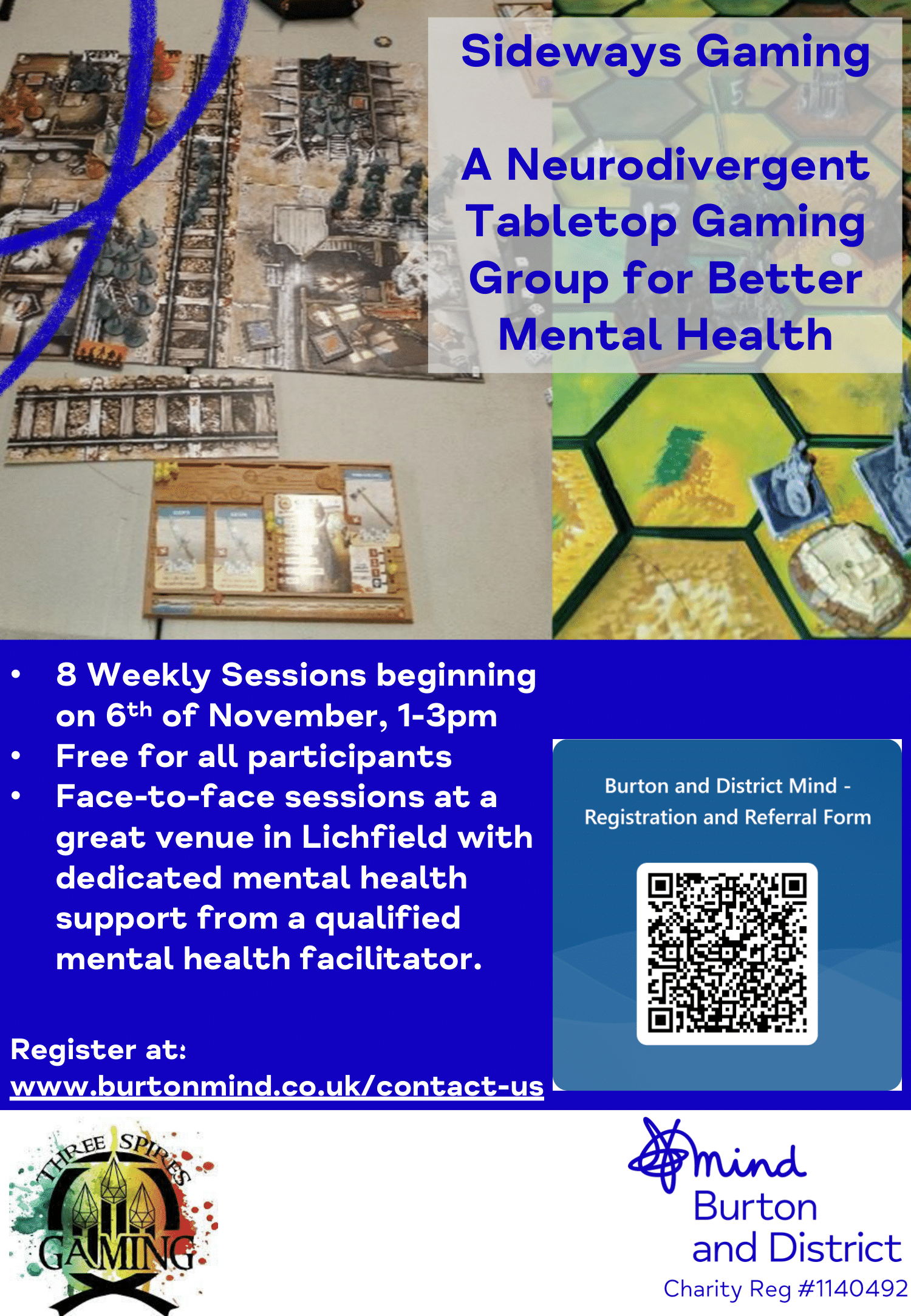 Tabletop Gaming sessions poster 2025-1