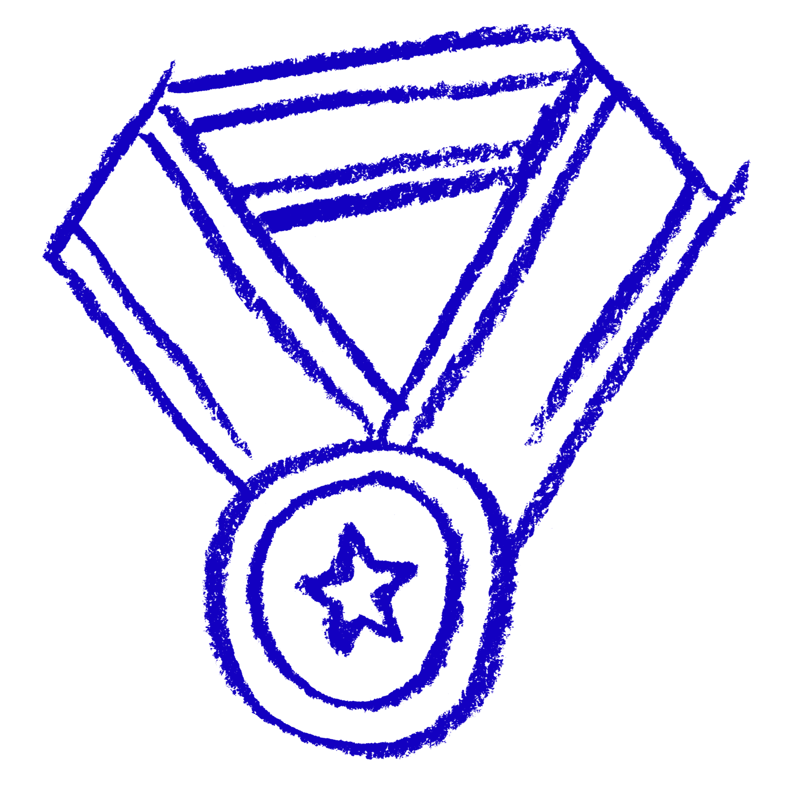 Illustration – Objects – Medal – Blue_RGB_PNG